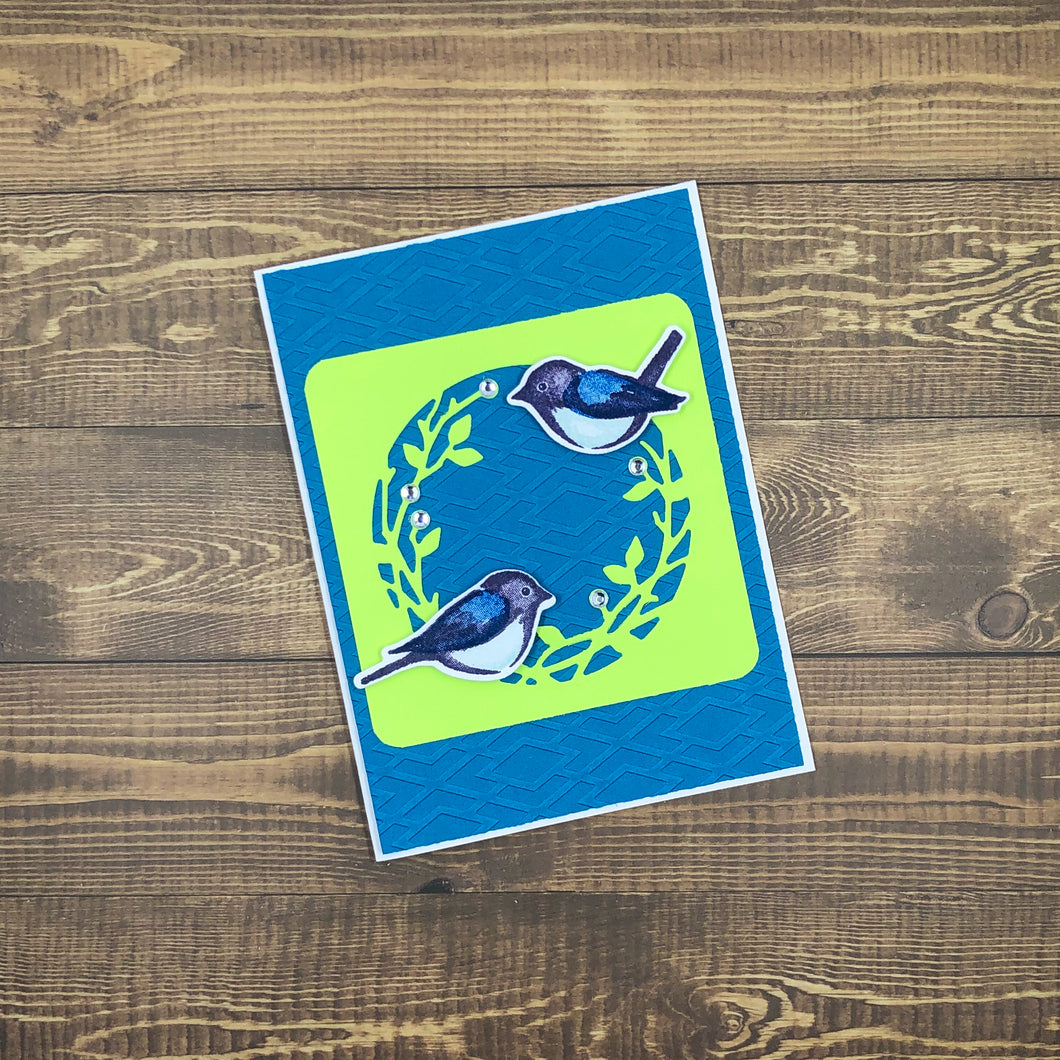 Blue Birds Card - Direct Mail