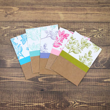 Load image into Gallery viewer, Soft Leaves Mini Notecard Set