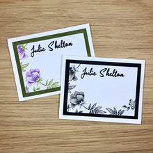 Load image into Gallery viewer, Personalized Floral Stationery Set