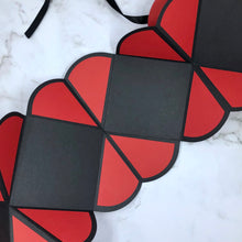 Load image into Gallery viewer, Heart-Shaped Accordion Photo Card