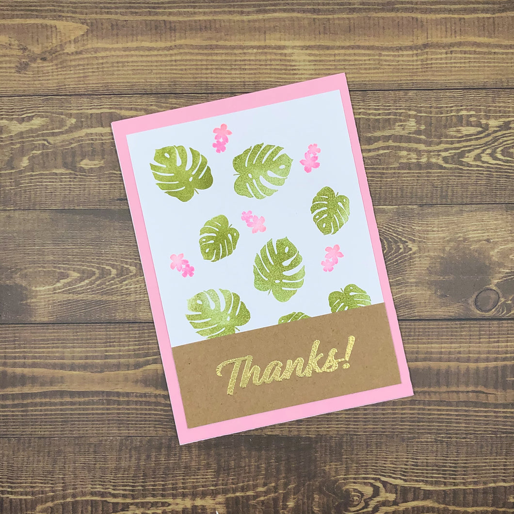 Tropical Thanks! Card - Direct Mail
